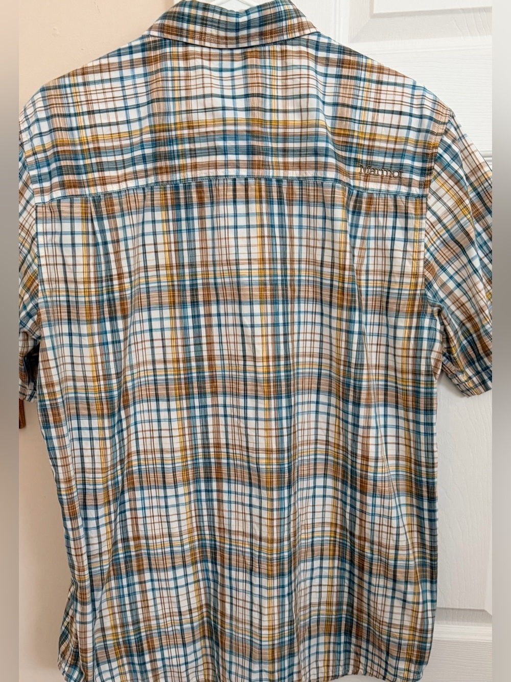 Marmot Multicolored Men’s L Short Sleeve Button Up Shirt - Picture 6 of 6